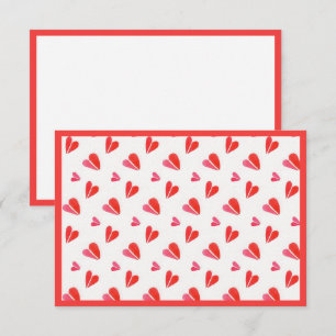 MINI COEURS 3,5x5 Carte Plate II / Horizontal