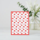 MINI COEURS 4,25x5,5 Carte plate II / Vertical (Debout devant)