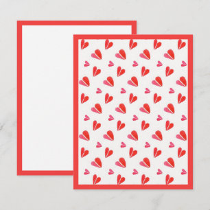 MINI COEURS 4,25x5,5 Carte plate II / Vertical