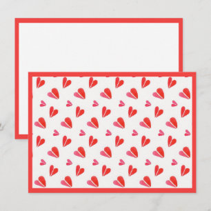 MINI COEURS 4,5x6,25 Carte Plate II / Horizontal