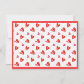 MINI COEURS 4,5x6,25 Carte Plate II / Horizontal (Devant)