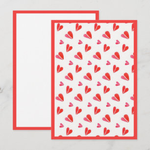 MINI COEURS 4,5x6,25 Carte Plate II / Verticale