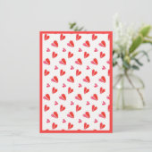MINI COEURS 4,5x6,25 Carte Plate II / Verticale (Debout devant)