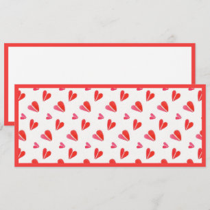 MINI COEURS 4x9,25 Carte plate II / Horizontal