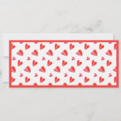 MINI COEURS 4x9,25 Carte plate II / Horizontal (Devant)