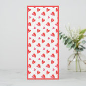 MINI COEURS 4x9,25 Carte plate II / Vertical (Debout devant)