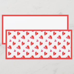 MINI COEURS 4x9 Carte plate II / Horizontal
