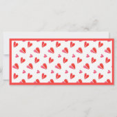MINI COEURS 4x9 Carte plate II / Horizontal (Devant)