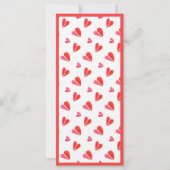 MINI COEURS 4x9 Carte plate II / Verticale (Devant)