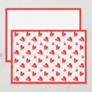 MINI COEURS 5x7 Carte Plate II / Horizontal