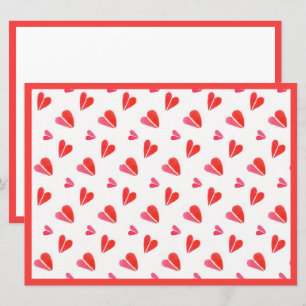 MINI COEURS 6.5x8.75 Carte Plate II / Horizontale