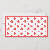 MINI COEURS 8x4 Carte plate II / Horizontal (Devant)