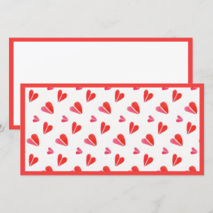 MINI COEURS 8x4 Carte plate II / Horizontal