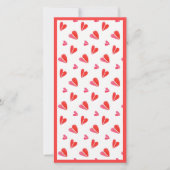 MINI COEURS 8x4 Carte plate II / Verticale (Devant)