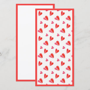 MINI COEURS 8x4 Carte plate II / Verticale