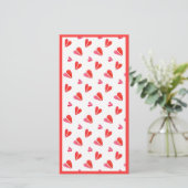 MINI COEURS 8x4 Carte plate II / Verticale (Debout devant)