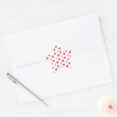 MINI COEURS Autocollants en forme d'étoile (Enveloppe)