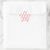 MINI COEURS Autocollants en forme d'étoile (Sac)