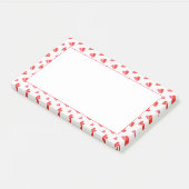 MINI COEURS Bloc de notes Post-it 10x6 (Incliné)