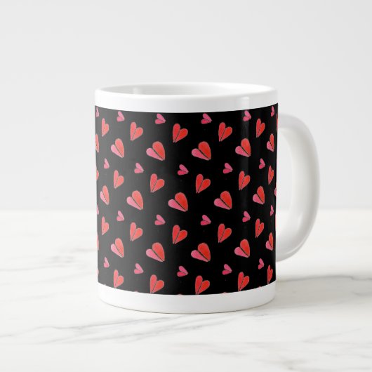 MINI COEURS II Big White Mug (Devant droit)