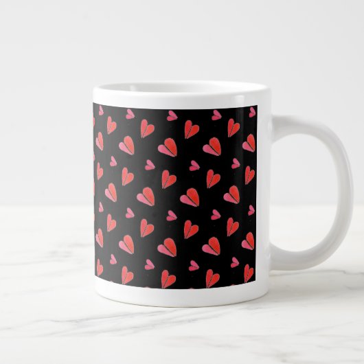 MINI COEURS II Big White Mug (Droite)