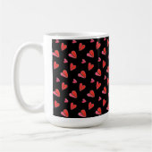 MINI COEURS II Grand Mug Blanc (Gauche)