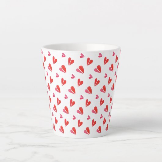 MINI COEURS Latte Mug (Devant)