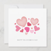 Mini Coeurs mignons Petit ami Carte de Saint Valen (Devant)