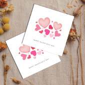 Mini Coeurs mignons Petit ami Carte de Saint Valen