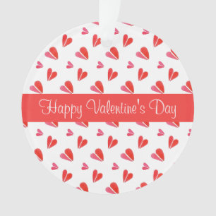 MINI CŒURS Saint-Valentin Ornement Rond en Acryliq