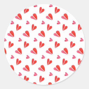 MINI COEURS Stickers Rond