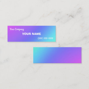 Mini Colorful Gradient Visitekaartjes