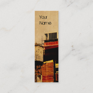 Mini conception de carte de visite de tour d'eau