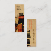 Mini conception de carte de visite de tour d'eau (Devant / Derrière)