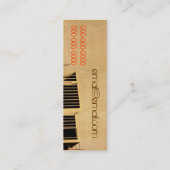 Mini conception de carte de visite de tour d'eau (Dos)