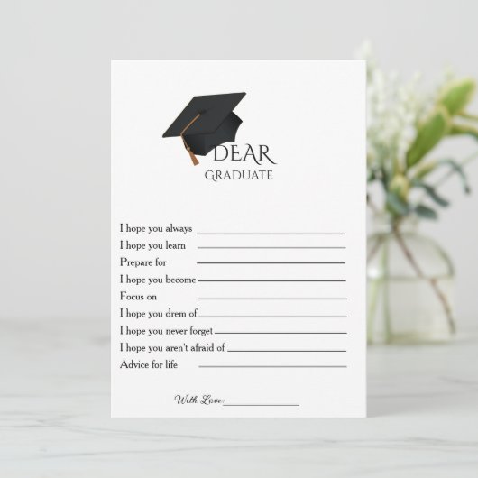 Mini-conseils fête de graduation jeu Carte (Debout devant)