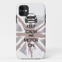 Mini Cooper gardent le coque iphone de calme et de