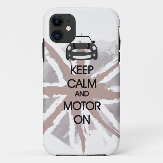Mini Cooper gardent le coque iphone de calme et de (Dos)