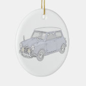 Mini Cooper  Keramisch Ornament (Rechts)