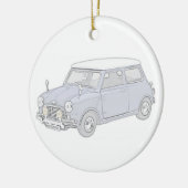 Mini Cooper  Keramisch Ornament (Links)