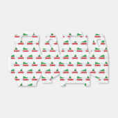 Mini Cooper-kerstverkeer Bedankdoosjes (Uitgevouwen)