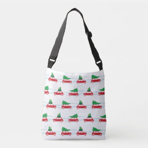 Mini Cooper-kerstverkeer Crossbody Tas