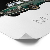 Mini Cooper Poster (Hoek)