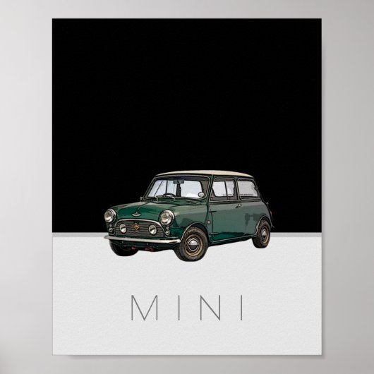 Mini Cooper Poster (Voorkant)