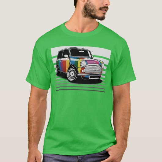 MINI Cooper Pride Versie 2 grappig T-shirt (Voorkant)