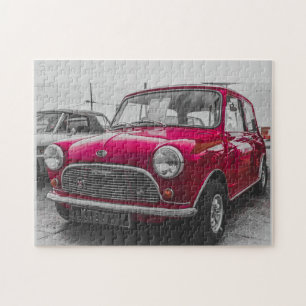 Mini Cooper Puzzle Vintage