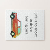 Mini Cooper rouge puzzle (Horizontal)