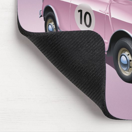 Mini Cooper S1 roze Muismat (Hoek)