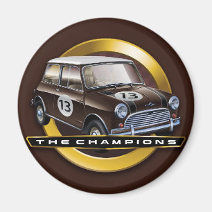 Mini Cooper S brown Magneet