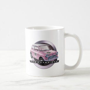 Mini Cooper S roze Koffiemok